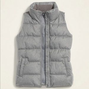Old Navy Frost-Free Textured Puffer Vest (NWOT)